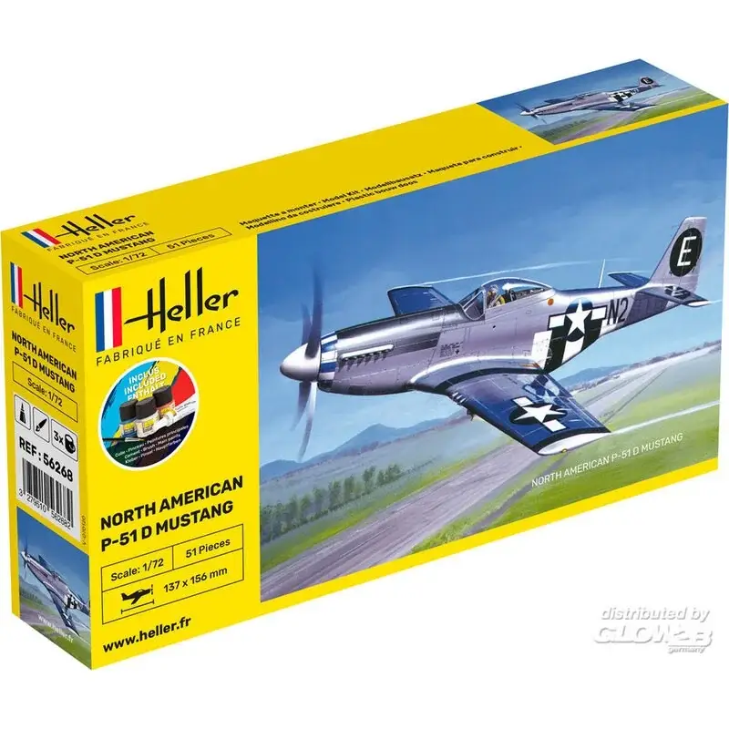 Koopje Starter kit mustang p-51 Schaalmodel