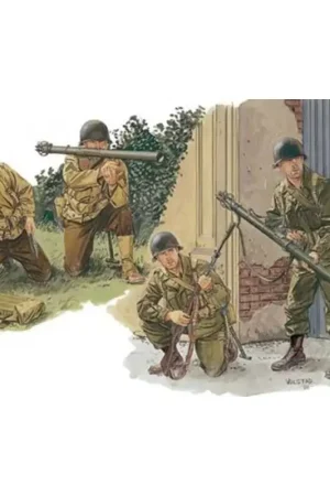 Voordeelprijs US Tanks hunters Normandy 44 Figuren