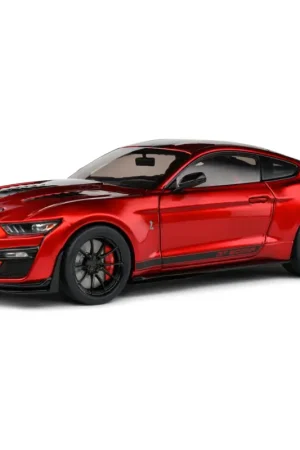 Bestel Nu Solido 1805914 shelby mustang shelby gt500kr red / black stripes 2023 1/18 Miniatuur