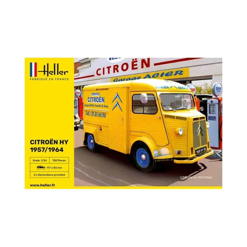 Seizoensaanbieding Citroën Fourgon Van Type HY met emblemen met 3 opties Schaalmodel