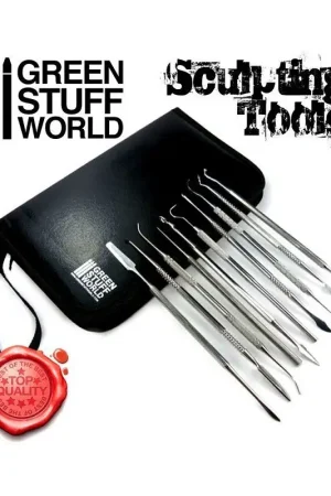 Beperkt Aanbod Beeldhouwgereedschap set x10 premium met koffer