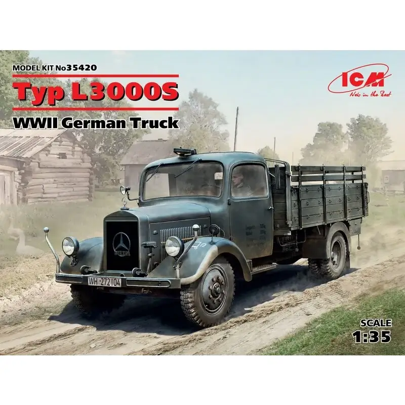 Rechtstreeks Van De Fabrikant Typ L3000S, WWII German Truck (100% new molds) • Accurate copy of the prototype• Highly detailed chassis, engine a