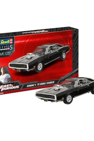 Snelle Levering F&F DOMINICS 1970 DODGE CHARGER (paint include) Schaalmodel