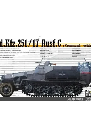 Laatste Versie Sd.Kfz.251/17 Ausf.C Command Vehicle Schaalmodel