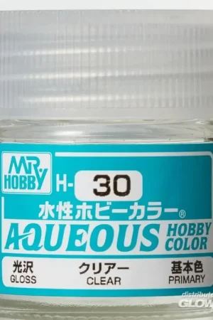 Mr Hobby -Gunze Aqueous Hobby Colors (10 ml) Clear Tijdelijk Beschikbaar
