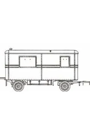 Meest Verkocht German Commander′s Caravan Schaalmodel