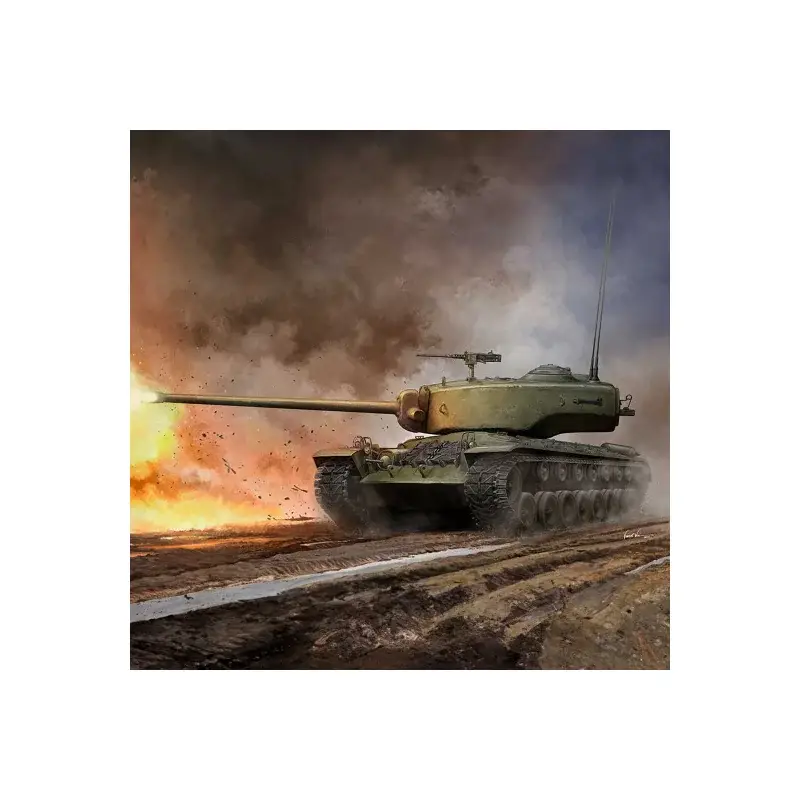 Plastic model van de Amerikaanse T34 zware tank 1:35 Schaalmodel Tijdelijk Beschikbaar