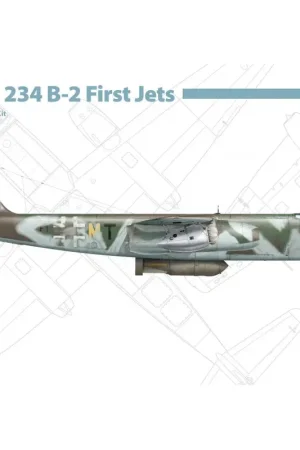 Aanbieding Re-released! Arado Ar-234B-2 First Jets ex Hasegawa kits Schaalmodel