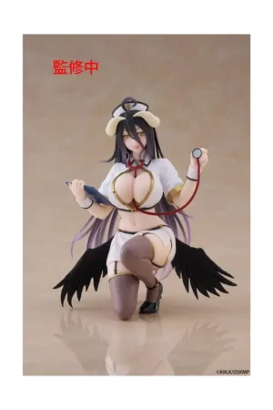 Favoriet Overlord Figure Desktop Cute Figure Albedo Nurse Ver. Renewal 13 cm Figuurtje
