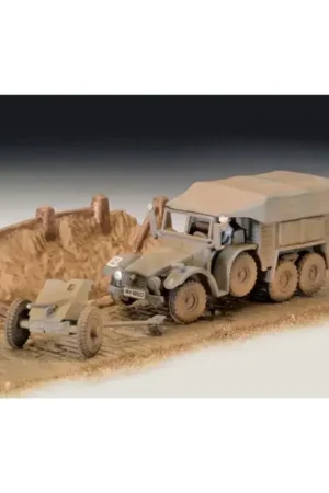 Lage Kosten Krupp protze kfz 69 met 3,7cm pak Schaalmodel