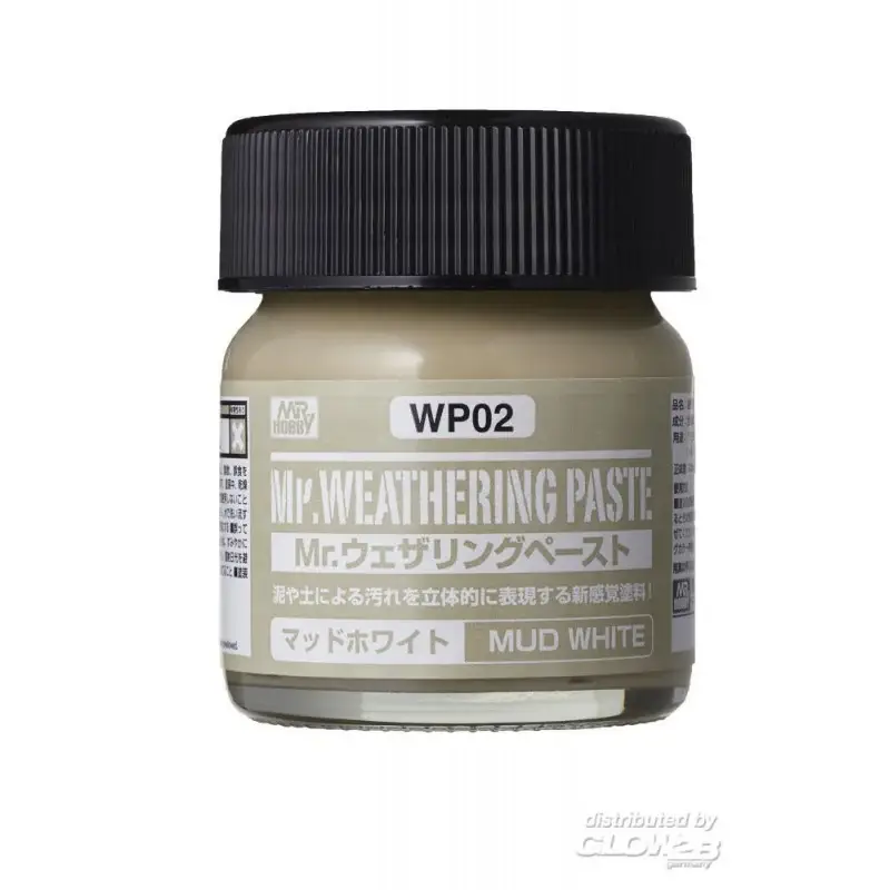 Mr Hobby -Gunze Weathering Paste Mud White 40ml Voordeelprijs