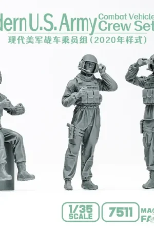 Hoge Kwaliteit Modern US Army Combat Vehicle Crew Set?2020s? Figuren