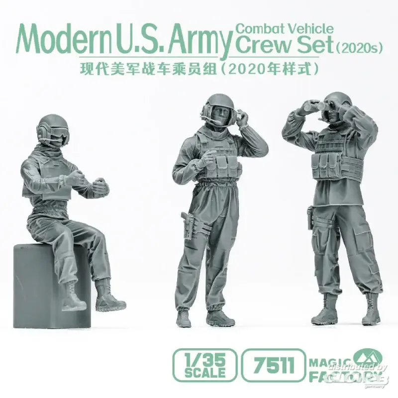 Hoge Kwaliteit Modern US Army Combat Vehicle Crew Set?2020s? Figuren