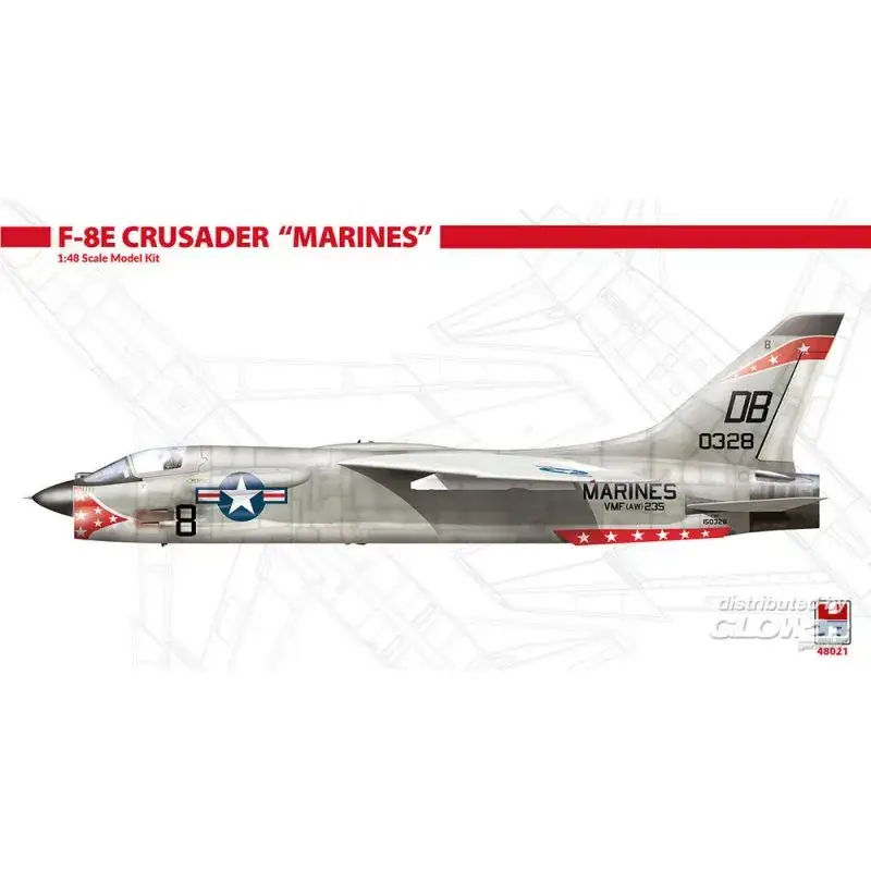 Aanbieding F-8E Crusader-mariniers Schaalmodel