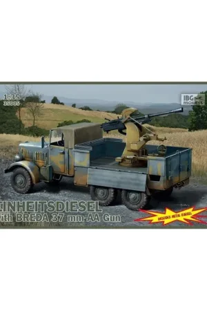 Weekendaanbieding Einheitsdiesel with 3.7cm Breda Schaalmodel