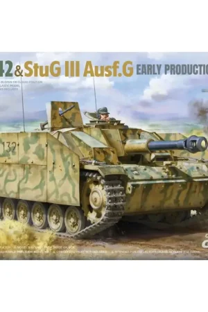StuH42&StuG III Ausf.G vroege productie 2in1 Schaalmodel Veilige Betaling