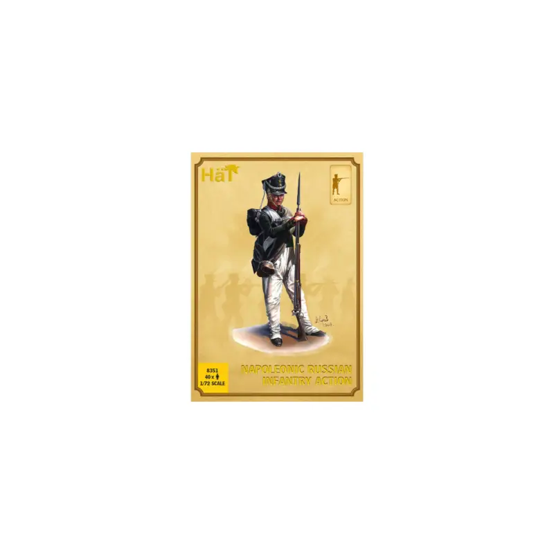 Laatste Versie NAPOLEONIC RUSSIAN INFANTRY ACTION Figure Figuren