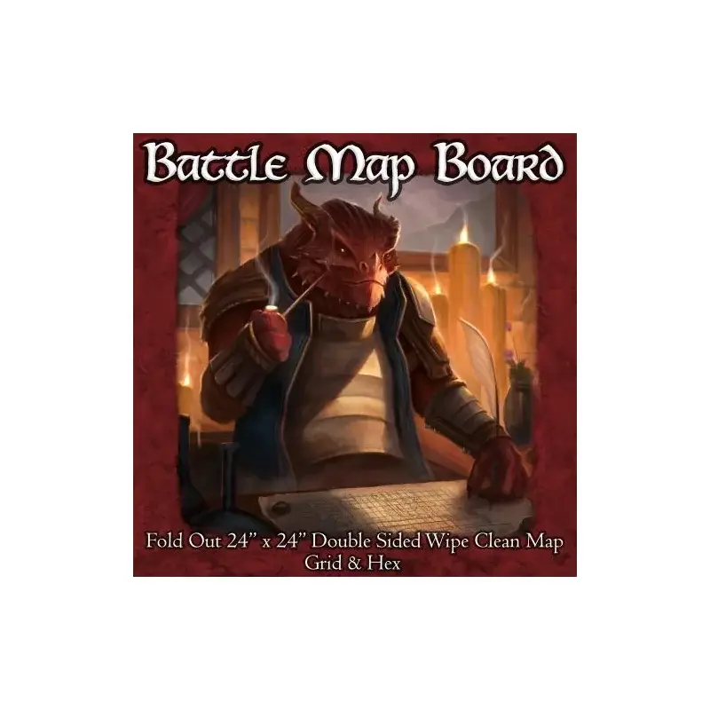 Gevechtskaartbord - Raster en hex Bordspel Aanbieding