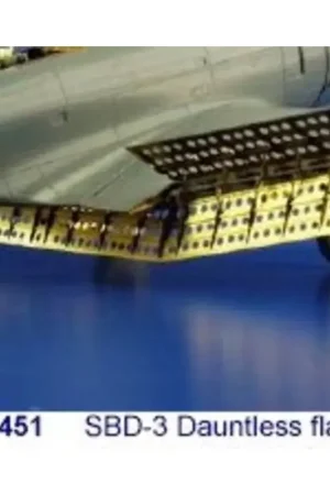 Douglas SBD-3 Dauntless flaps (toebehoren voor modelbouwsets van Hasegawa) Accessoire Aanbieding