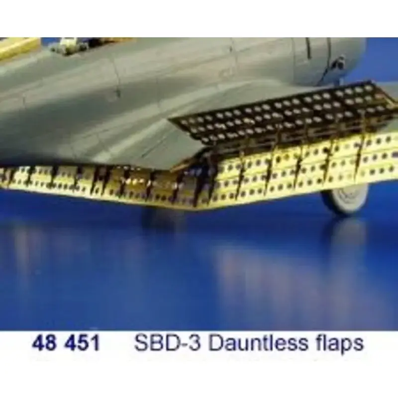 Douglas SBD-3 Dauntless flaps (toebehoren voor modelbouwsets van Hasegawa) Accessoire Aanbieding