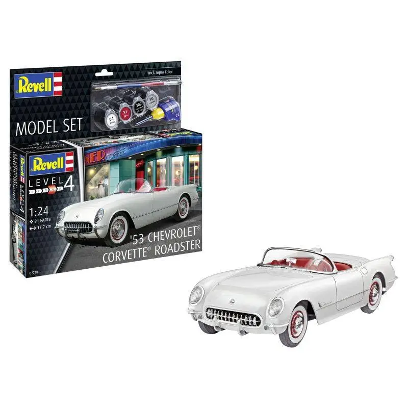 Model Set 1953 Chevrolet® Corvette® Roadster Schaalmodel Speciale Aanbieding