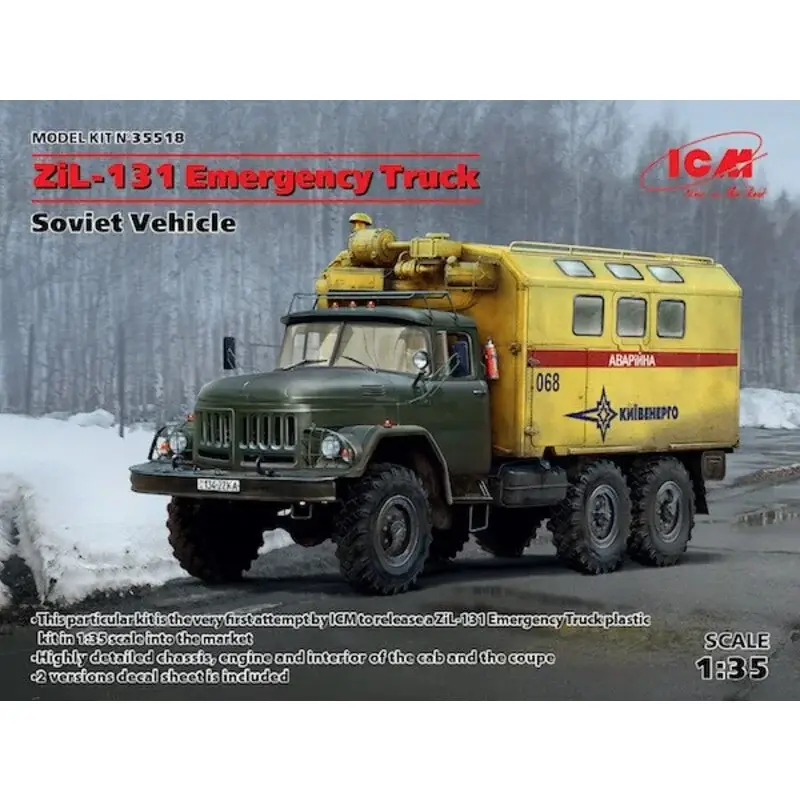 Aanbieding ZiL-131 Emergency Truck, Sovjet-Vehicle Schaalmodel