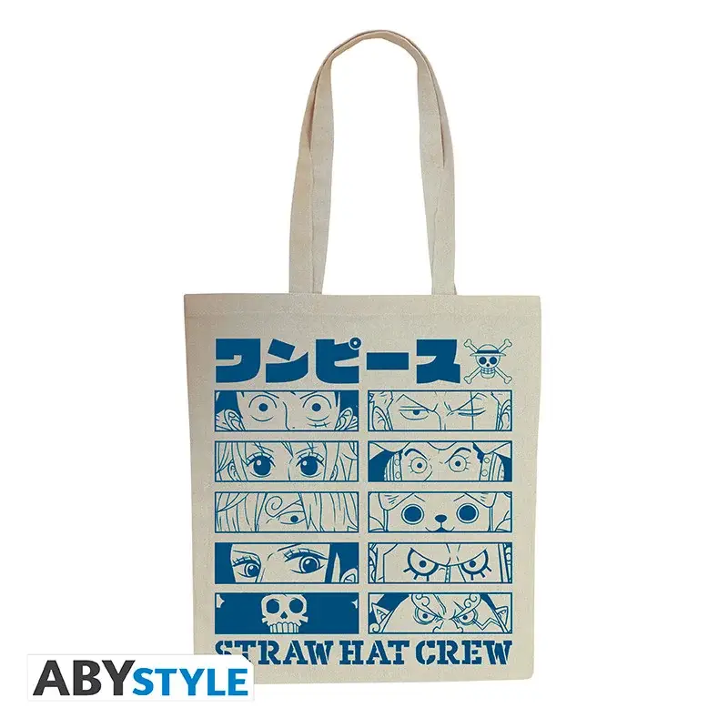 Gecertificeerd ONE PIECE - Tote Bag - "Strawhat crew"