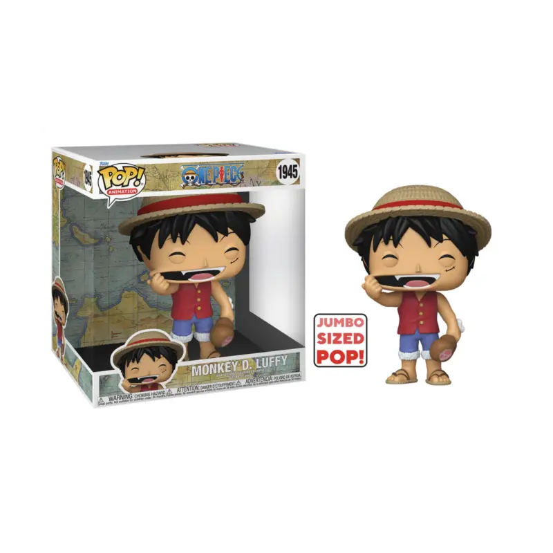 One Piece Super Sized Jumbo POP! Vinyl Figure Monkey D. Luffy (Stretching) 25 cm Pop figur Flitsaanbieding