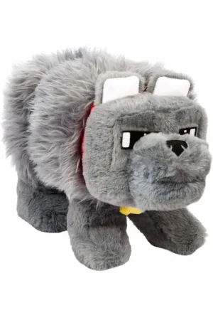 Minecraft, the movie - Dennis the Wolf sound plush 20 cm Koopje