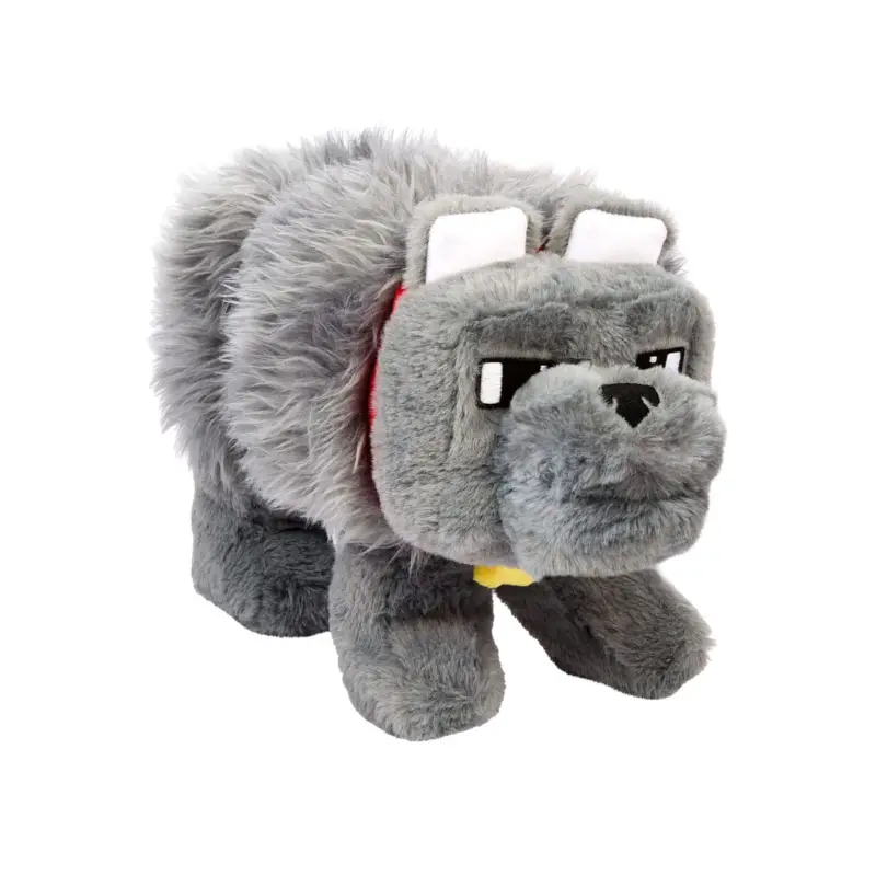 Minecraft, the movie - Dennis the Wolf sound plush 20 cm Koopje