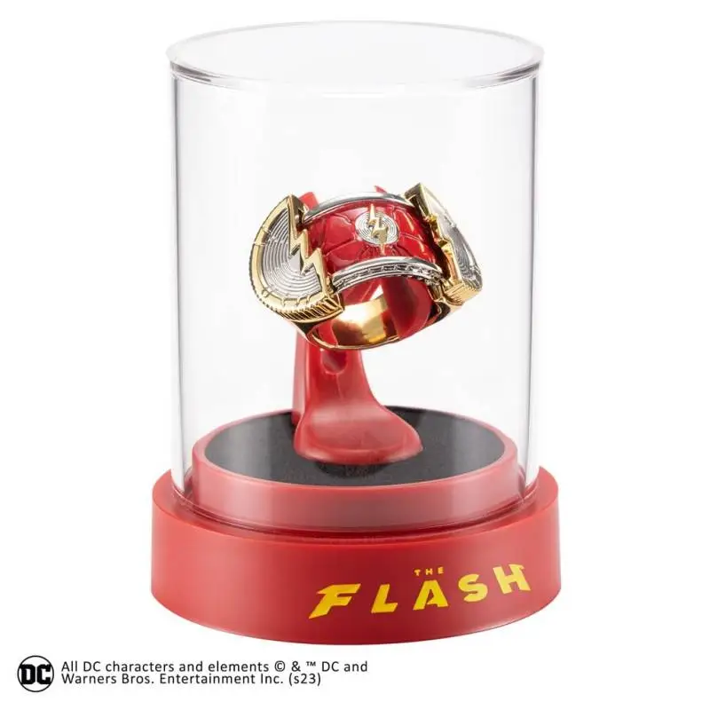 DC Comics: The Flash Movie - Flash Prop Ring Replica with Display Fabrieksprijs