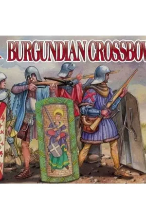 Bourgondische kruisboogschutters.15 eeuw Figuren Weekendaanbieding