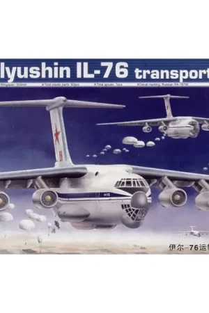 Laatste Versie Ilyushin IL-76 transport Schaalmodel