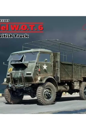 Terug in voorraad!Model WOT 6 WWII British Truck (100% nieuwe mallen) Een van de grootste leveranciers van trucks aan de Britse Direct Beschikbaar