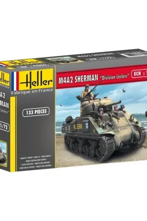 Betrouwbaar M4A2 sherman div.leclerc Schaalmodel