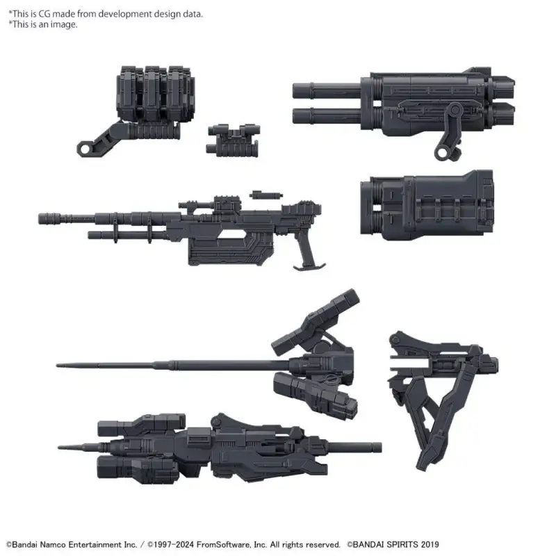 30MM - Option parts set Armored Core VI Weapon set 02 - Model Kit Laatste Versie
