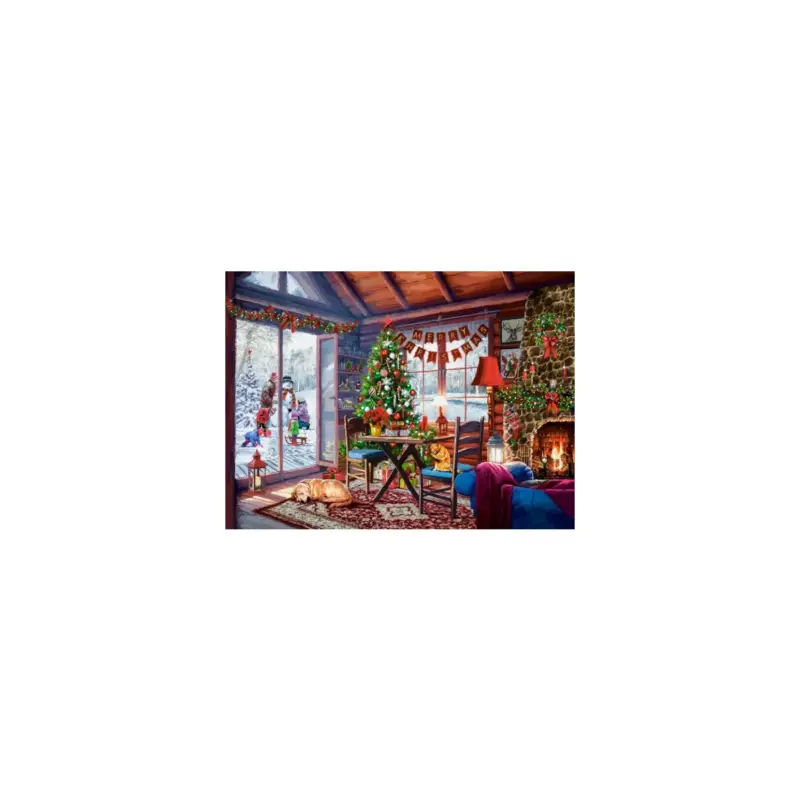 Christmas cottage Puzzel Speciale Aanbieding
