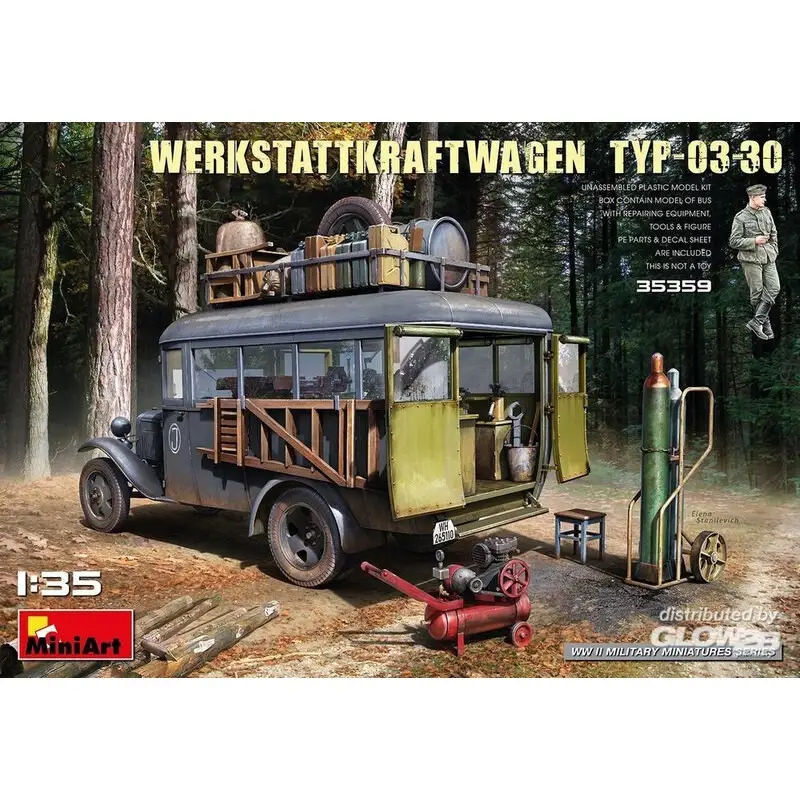 Beperkte Voorraad Werkplaatsvoertuig type 03-30 Schaalmodel