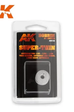 Beperkt Aanbod AK INTERACTIVE: elastic rigging bobbin super-thin (suitable for 1:35 / 1:32 / 1:48 / 1:350)
