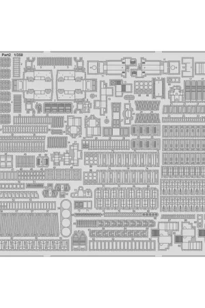 Bestseller USS Enterprise CVN-65 pt.2 vliegtuigdetailset (ontworpen voor gebruik met Tamiya-sets)