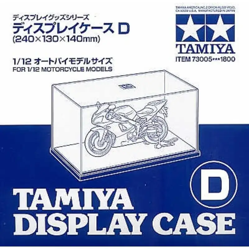 Must-Have Display case. Suitable for a 1:12 motorcycles 240mm x 130mm x 140mm Vitrine
