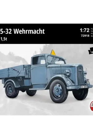 Opel Blitz (type 2,5-32) Wehrmacht 1,5t lichte vrachtwagen hobbylijn, alleen plastic onderdelen. Deze "lichte blitz", deze Duits Meest Verkocht
