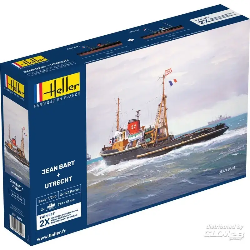 JEAN BART + UTRECHT twinset Schaalmodel Exclusieve Aanbieding