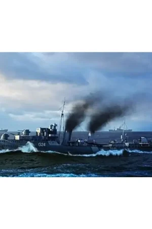 Direct Verzonden Tribal Class Destroyer HMCS HuronG24 1944 Schaalmodel