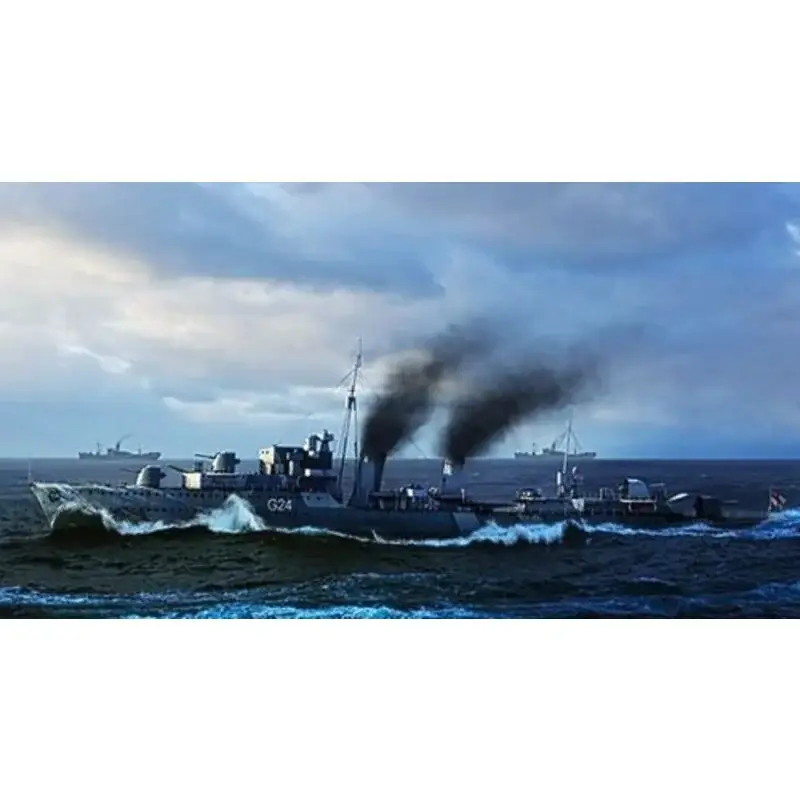 Direct Verzonden Tribal Class Destroyer HMCS HuronG24 1944 Schaalmodel