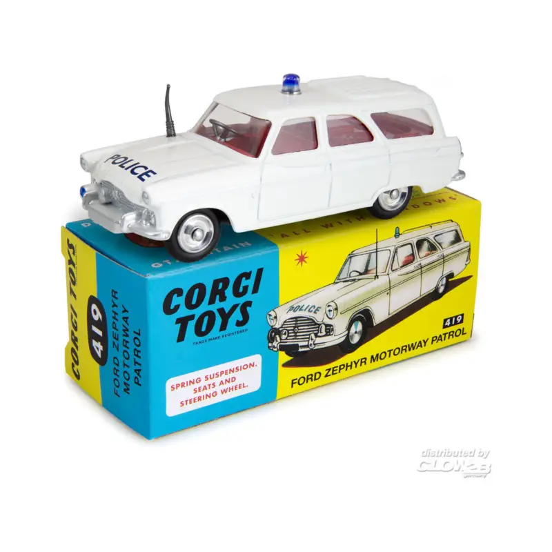 419 Ford Zephyr Motorway Patrol Miniatuur Beste Prijs