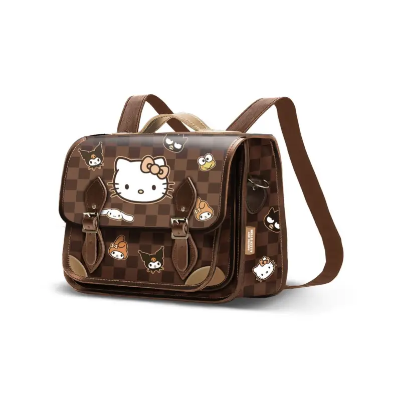 Seizoensaanbieding HELLO KITTY & Friends - Checkerboard - Convertible School Backpack