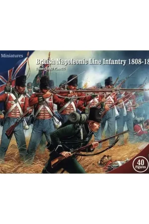 Perry Miniatures - Plastic Napoleontische British Line Infantry boxset (36 Line Infantry, 4 Riflemen) Direct Beschikbaar