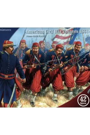 Finale Uitverkoop Perry Miniatures - Zouaven uit de Amerikaanse Burgeroorlog Figuren