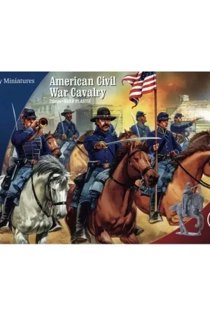 Perry Miniatures - Plastic Amerikaanse Burgeroorlog Cavalerie (12 figuren) Tijdelijk Beschikbaar